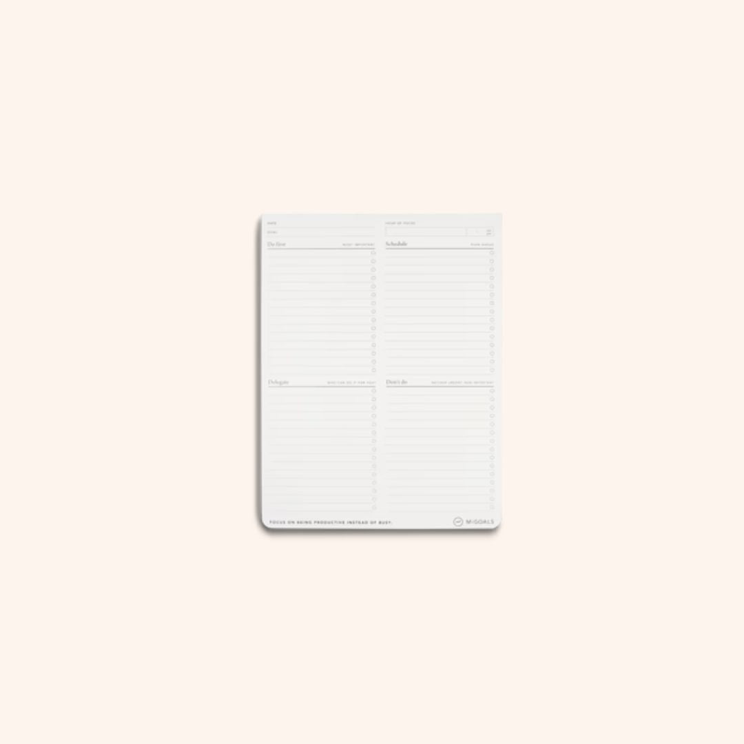 MiGoals Focus Desk Pad