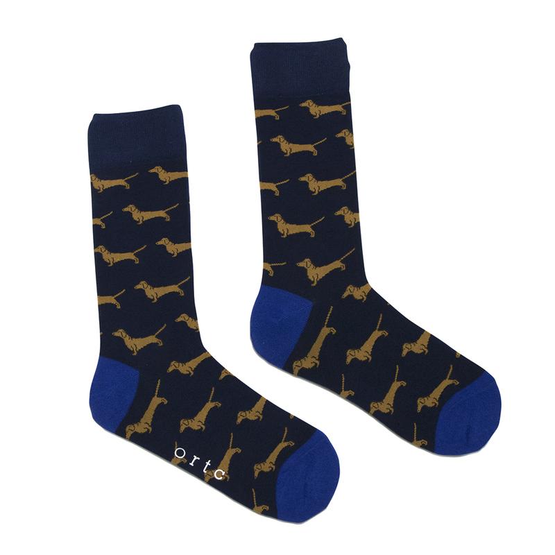 Ortc Clothing - Navy Dachshunds